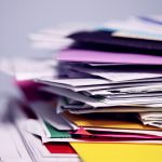 Colorful Stack of Files
